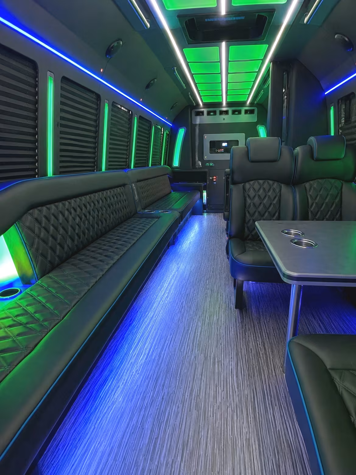 Mesa Bachelor & Bachelorette Transportation onboard seating
