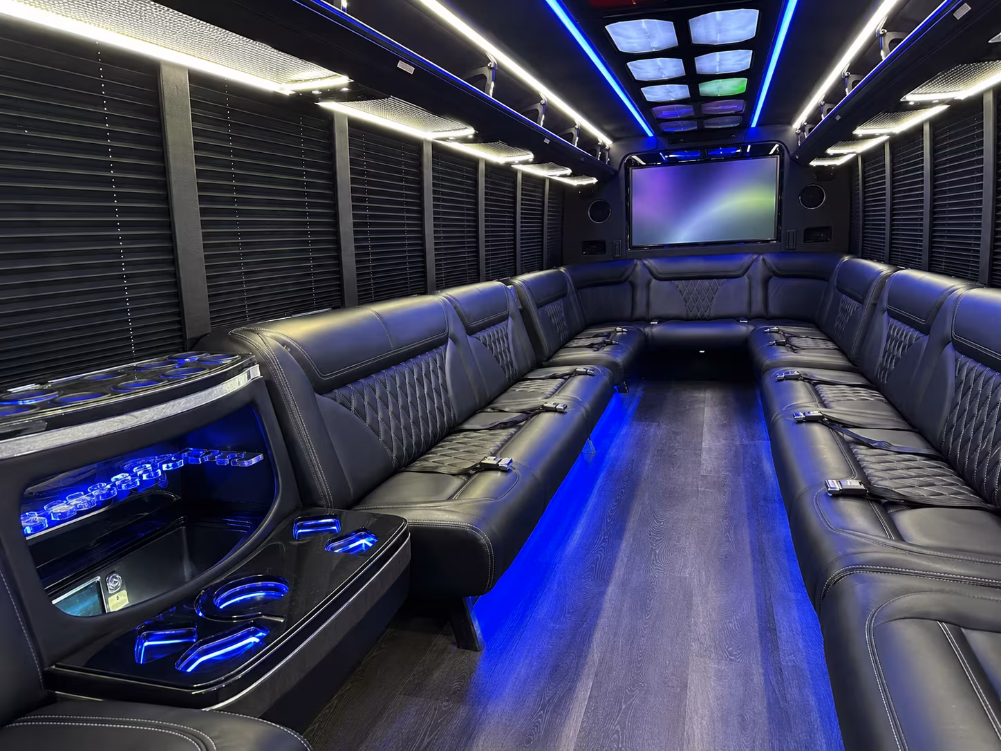 Mesa Concert & Music Festival Transportation party bus exterior