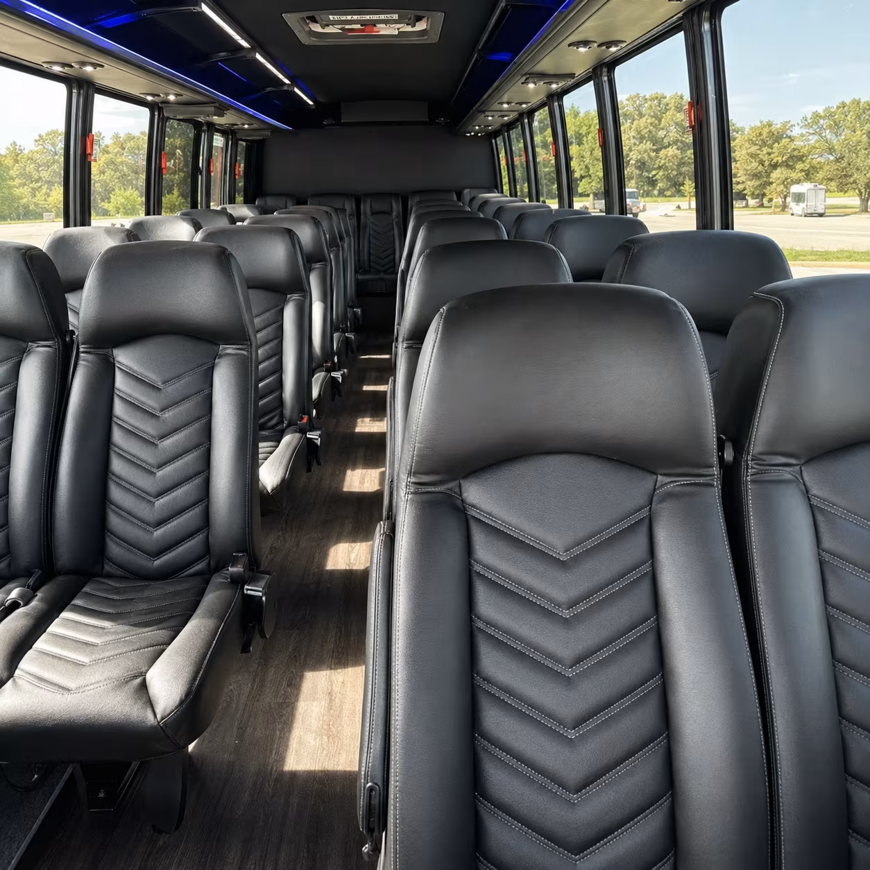 Mesa Corporate Transportation party bus exterior