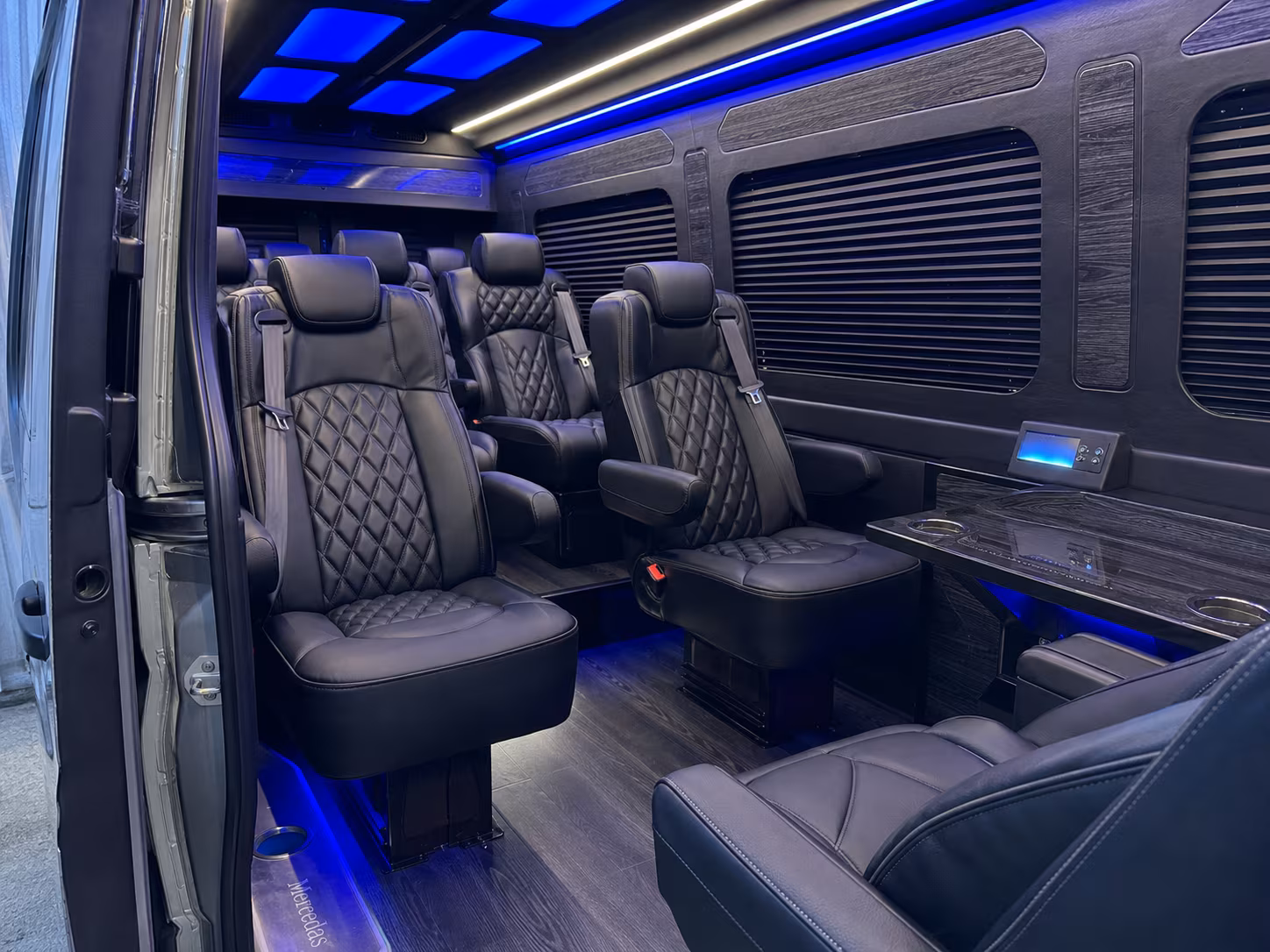 Mesa Corporate Transportation party bus exterior