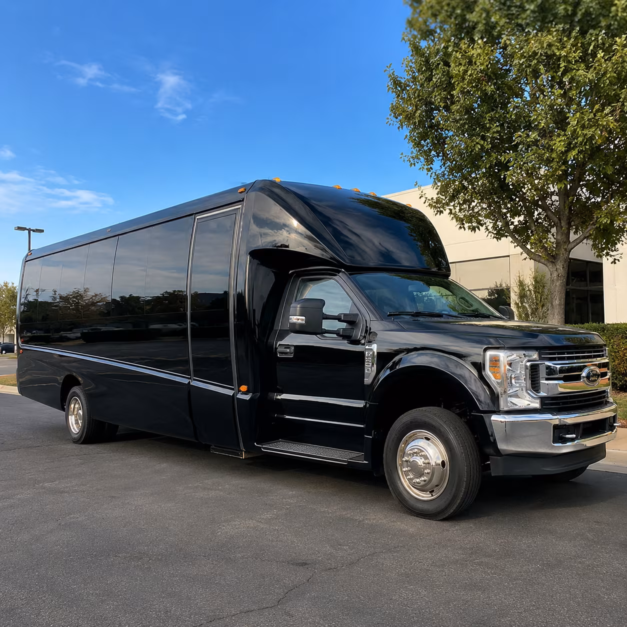 Mesa Corporate Transportation party bus exterior