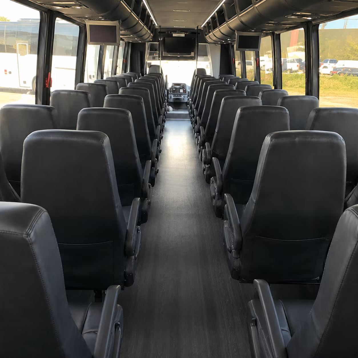 Mesa School Event Transportation party bus exterior