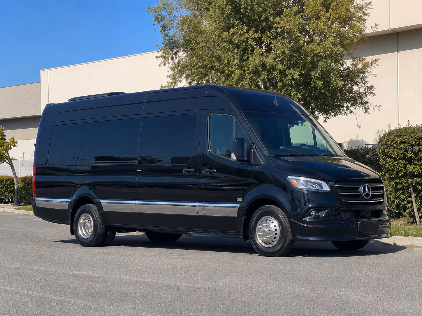 Mesa School Event Transportation party bus exterior
