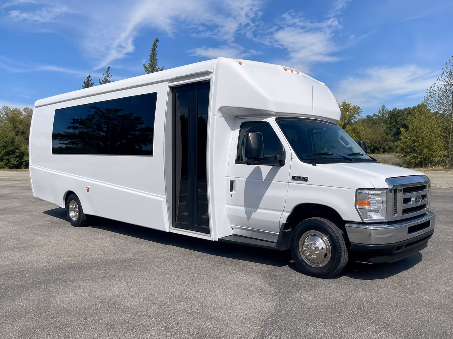 Mesa Sporting Event Transportation party bus exterior