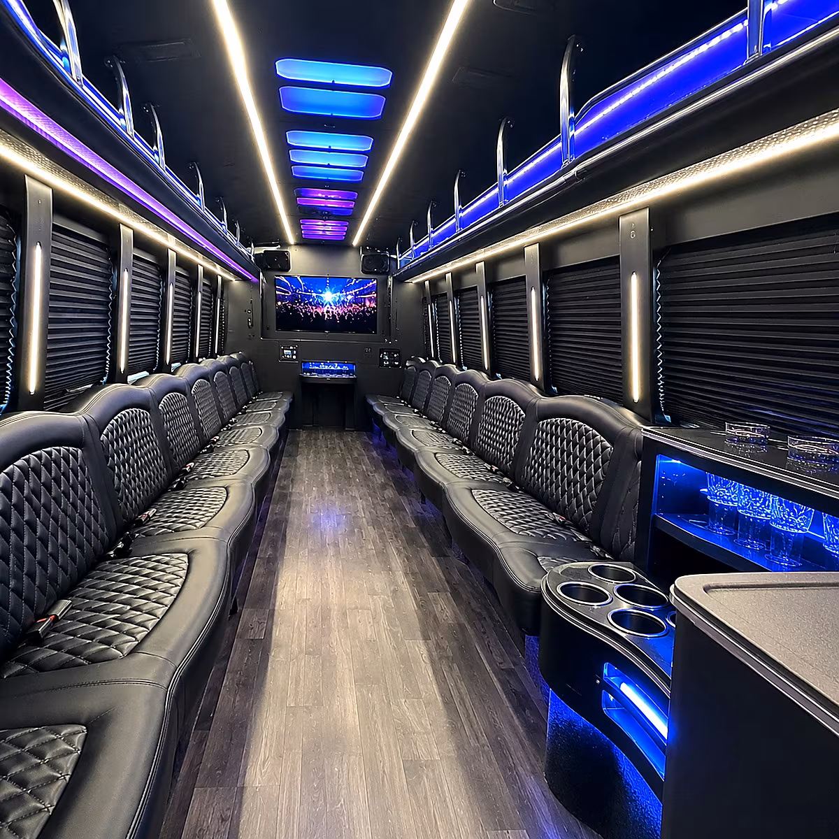 Mesa Sporting Event Transportation onboard seating