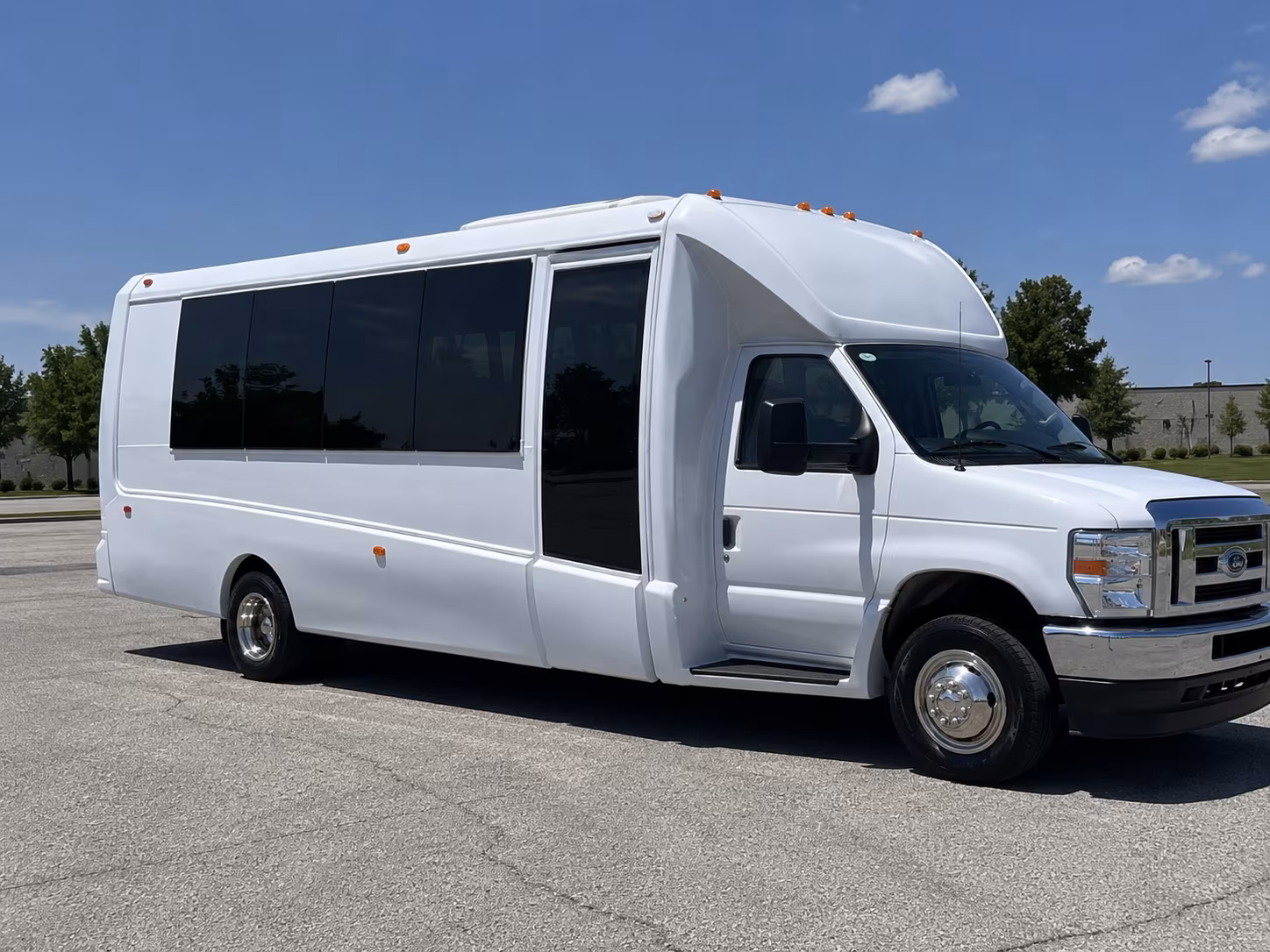 Mesa Wedding Transportation party bus exterior