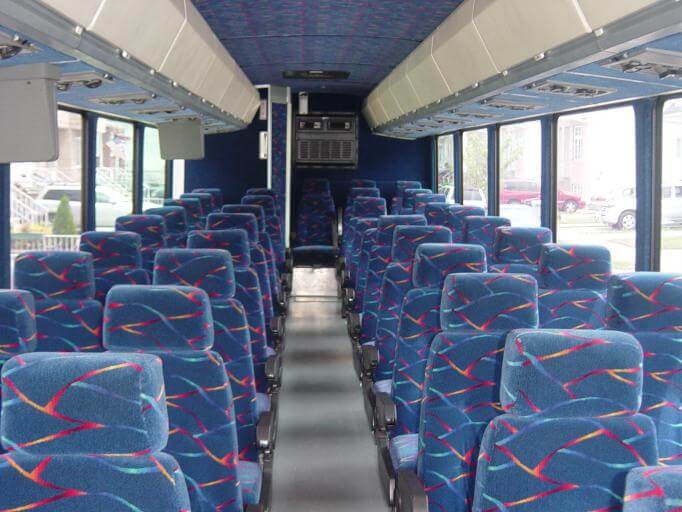 San Tan Valley 35 Passenger Shuttle Bus Interior