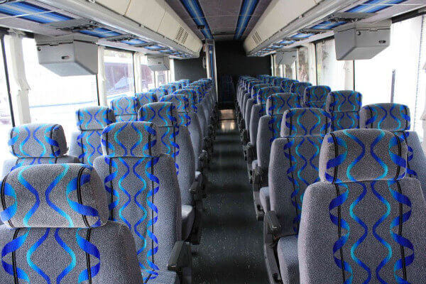 Queen Creek 40 Passenger Coach Bus Interior