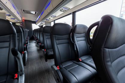 Surprise 45 Passenger Mini Coach Interior